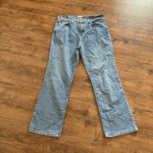 Vintage Levi's 550 Denim Womens Relaxed Boot Cut High Waist Mom Jeans Size 18 S